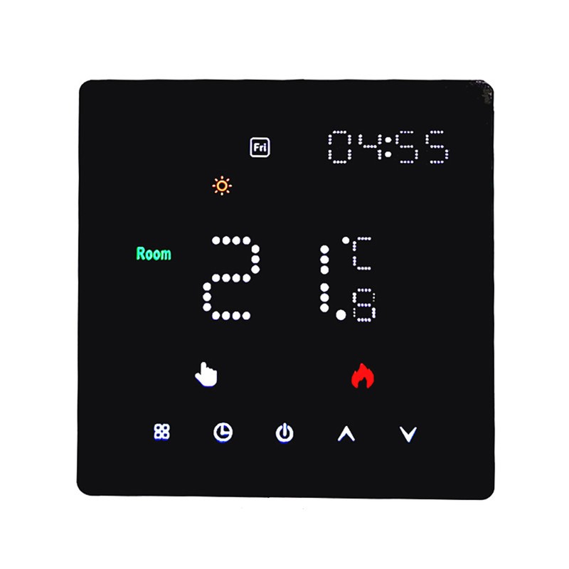 Temperature Controller Weekly Programmable Temperature Timing Setting Light Brightness Adjustable