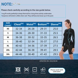 GoldFin Womens Wetsuit Top, 2mm Neoprene Wetsuit Jacket Ladies Long Sleeve for Water Aerobics Diving Surfing Kayaking (Update Black/Stripes, 2XL)