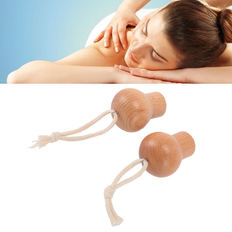 2PCS Facial Massage Roller with Lanyard Cold and Hot Use