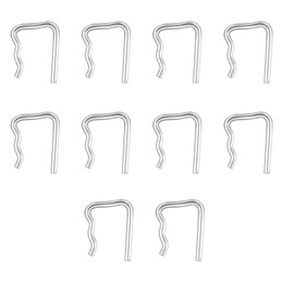 SANTUO 10Pcs Injector Leak Off Clips Common Rail Injector Leak Off Retaining Clips Compatible with Peugeot Compatible with Citroen Car Fuel Pipe Kit 1982A4, 1579KK, 03L130447, 7701477442, 4S7Q9F524AB