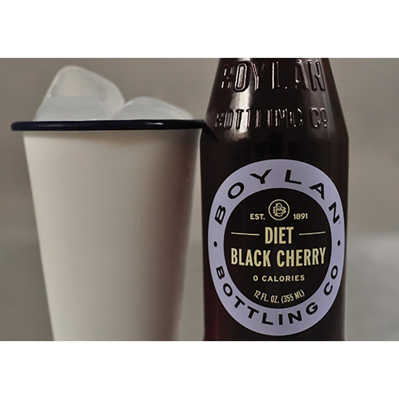 Boylan Soda, Diet Black Cherry, 12 Fl. Oz. (Pack of