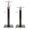 4 Pack Adjustable Floor Jacks, 12"-16" House Jack Posts, Floor