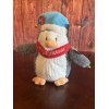 Cuddle Barn Christmas Penguin Stuffed Plush Jingle Bells Animated Stain