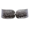 2 3/4" Leaf Hook buckle High Waist Glitter Stretch Belt,
