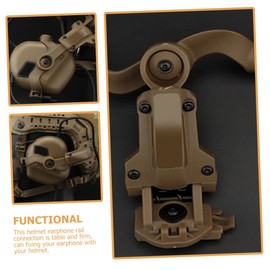 SUPVOX Essential Helmet Accessory Nylon Earphone Connect Arm Rail Holder Compact for