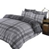Dreamscene Boston 100% Brushed Cotton Duvet Cover with Pillow Case