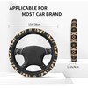 Western Boho Steering Wheel Cover for Women, 15 Inch Southwestern
