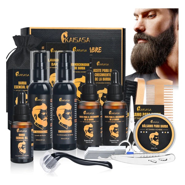 Kaisasa Kit Barba Aceite Para Regalos Para Hombres