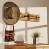 Chinpakden 4 Pack Cowboy Hat Rack - Wall Mount Cowboy