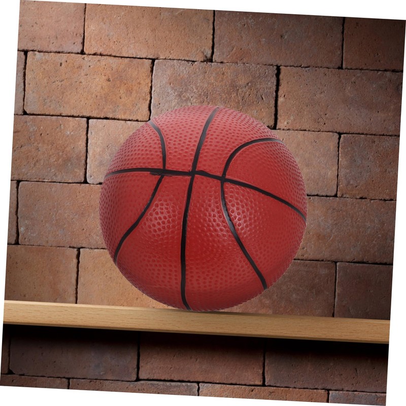 KONTONTY 6pcs Mini Basketballs Set with Pump Soft Indoor Balls