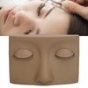 Eyelash Mannequin Practice Lash Makeup Head Practice 3 Pairs Dual