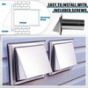 Gisafai 4" Dryer Vent Cover Outside with Stainless Steel Guard