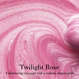 AZUREBEAUTY Nail Polish Shimmery Rose Pink Spring Summer, Vegan Nail Polish Quick Dry Natural Infinite Shine Nail Lacquer Fingernail Polish Strengthening Treatment Kit Salon-Quality for Women 10ml