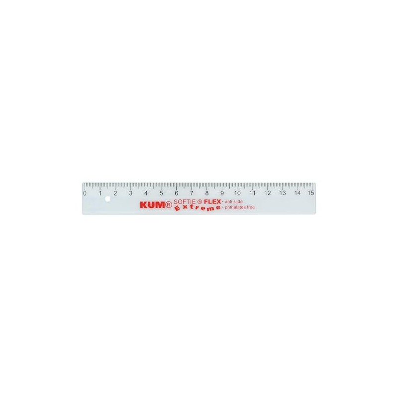 KUM AZ225.09.16-T Softie Flex Extreme Ruler 15 cm Extremely Flexible