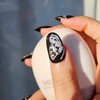 Mother of Pearl Butterfly Handmade Nail Tips - Long Point