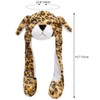 Ear Moving Animal Hat Plush Ears Jumping Pop Up Beating