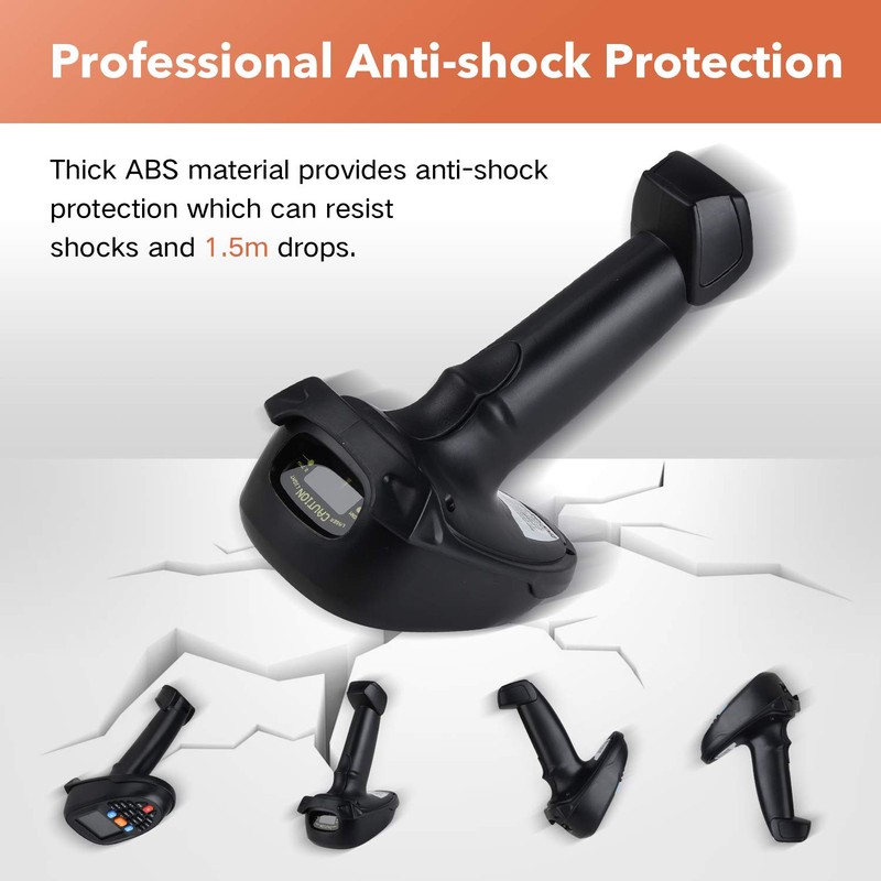 Trohestar N6 Wireless Barcode Scanner Inventory Scanner CCD Handheld Barcode