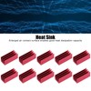 10Pcs Heat Sink 40x16x16mm Aluminium Thermal Cooler Cooling Radiator Set