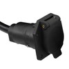 GXYWADY 7-Way 7-Pin Trailer Extension Cord-12FT 7 Blade Trailer Plug