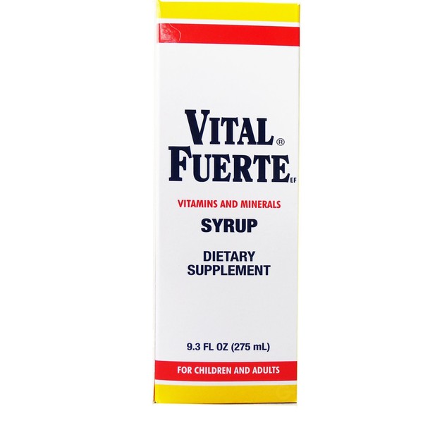 Vital Fuerte Dietary Supplement Syrup 9.3 oz - Suplemento Nutricional Jarabe (Pack of 1)