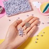 FASHEWELRY 500 Pieces White Acrylic Vocal Letter Beads A E