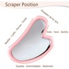 Gua Sha Herramienta de Masaje de Acero Inoxidable Guasha