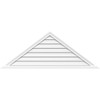 Ekena Millwork GVPTR64X2403SF Triangle Surface Mount PVC Gable Vent, Factory