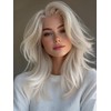 13X6 Lace Front Layered Wavy Wig (Blonde T127)