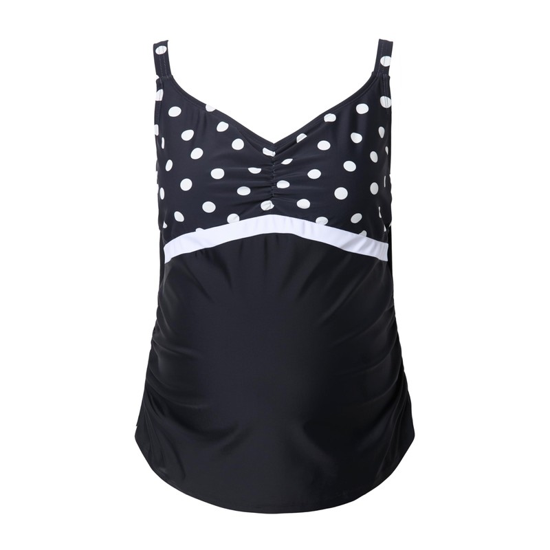 Ulla Popken Bellieva Women's Plus Size Plus Size Tankini Top