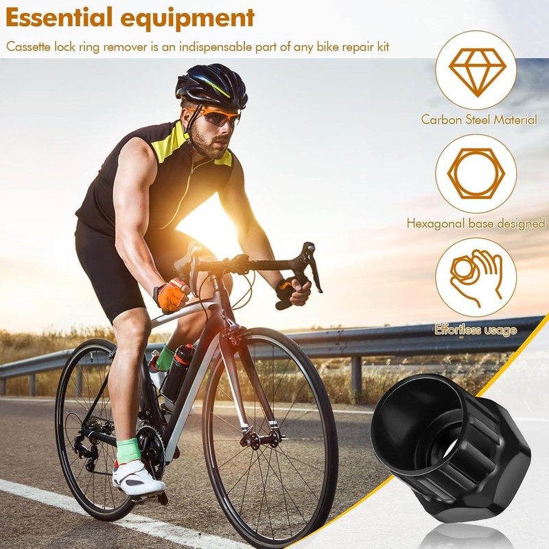 Jushion Pack of 2 Sprocket Puller, Bicycle Inner Bearing Key,