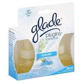 Glade 14384 Clean Linen Glade PlugIns Scented Oil Refills 2 Count