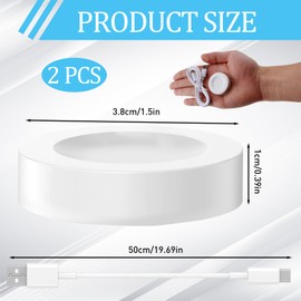 Smartwatch-Ladegerät Kompatibel für Watch GT5, GT5, GT4, GT3, GT3 SE, GT Runner, GT 2 Pro, Watch 4/4 Pro/D2, 50cm Ersatz-Ladegerät, Magnetisches Aufladekabel - Weiß