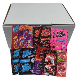 Pop Rocks Popping Candy Variety Pack - Bulk Value Pack Of 12 Assorted Flavours - Boxed