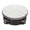 6 Inch Tambourines Double Row Melodious Polished Reflective Drum Hand