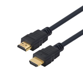 Ewent EC1320 - HDMI Cable with High Speed - Video Resolution 4K and 8K - Compatible with HD Electronic Devices - 1 m - Colour Black
