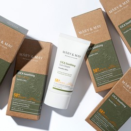 Marienmay 마리엔메이 비건 시카 수딩 선크림 SPF50+ PA++++ 50ml Marienmay Vegan Cica Soothing Sunscreen SPF50+ PA++++ 50ml