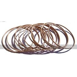 Masters Traditional Games Set of 12 Wooden Hoops For Hoopla (25 cm Diameter)