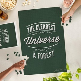 Lantern Press 1000 Piece Jigsaw Puzzle, John Muir, The Clearest Way