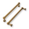 khtumeware 2 Pack 8 Inch Hole Center Antique Brass Cabinet