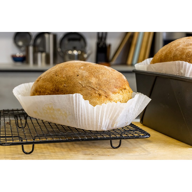 KitchenCraft Antihaft-Brotbackform-Backpapier für 907 g, 20 x 9 cm, Packung