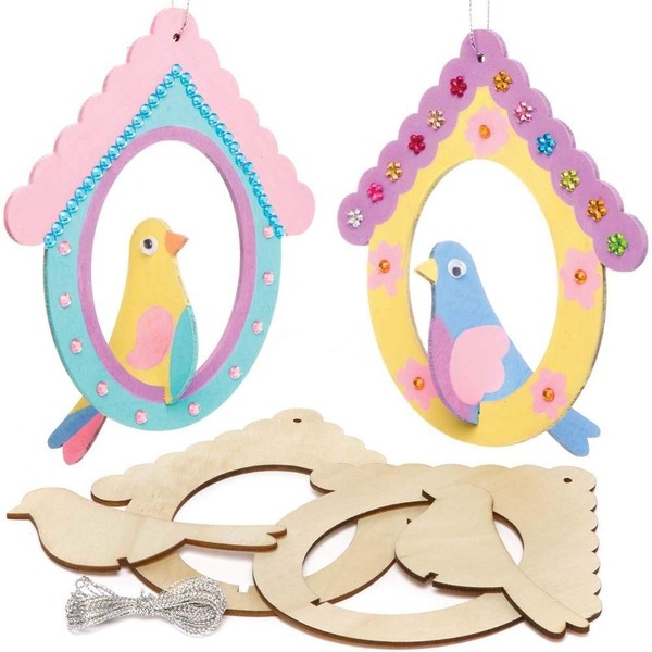 Baker Ross AX859 Hanging Bird Decorations - Pack of 5,