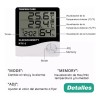 4pcs Higrometro Digital Termometro Htc-2 Medidor De Humedad