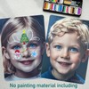 HNShining Makeup Painting Practice Board,Face Paint Practice Board,Reusable Painting Exercise