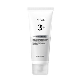 ANUA 3 Ceramide Panthenol Moisture Barrier Cream, Hydrating Face Moisturizer for Normal Skin, Panthenol, Ceramide, Centella for Skin Barrier Non Comedogenic, Korean Skincare, 100ml/3.38fl. oz.