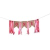 ONE High Chair Banner Baby Girl Pink First One 1st