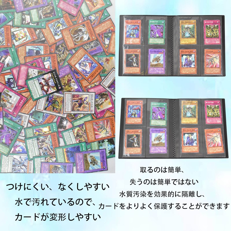 6KJFEIWG Card Case Trading Card Files (Holds 160 Cards), Card