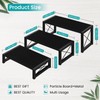 ELITEROO Black 3-Tier Wooden Cupcake and Dessert Display Stand, Multi-Tier