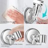 Suction Shower Head Holder, Adjustable Removable Shower Head Holder 360°