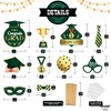 Green and Gold Grad Props with Tassel