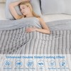 Auemtyn Cooling Blankets for Hot Sleepers, 50"x70" Summer Blanket with